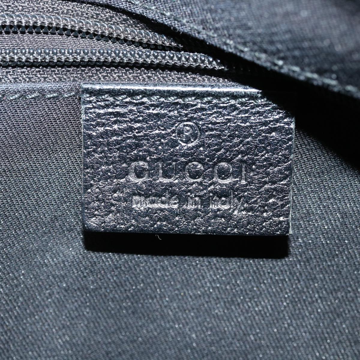 GUCCI GG Canvas Shoulder Bag Black 140274 ep717
