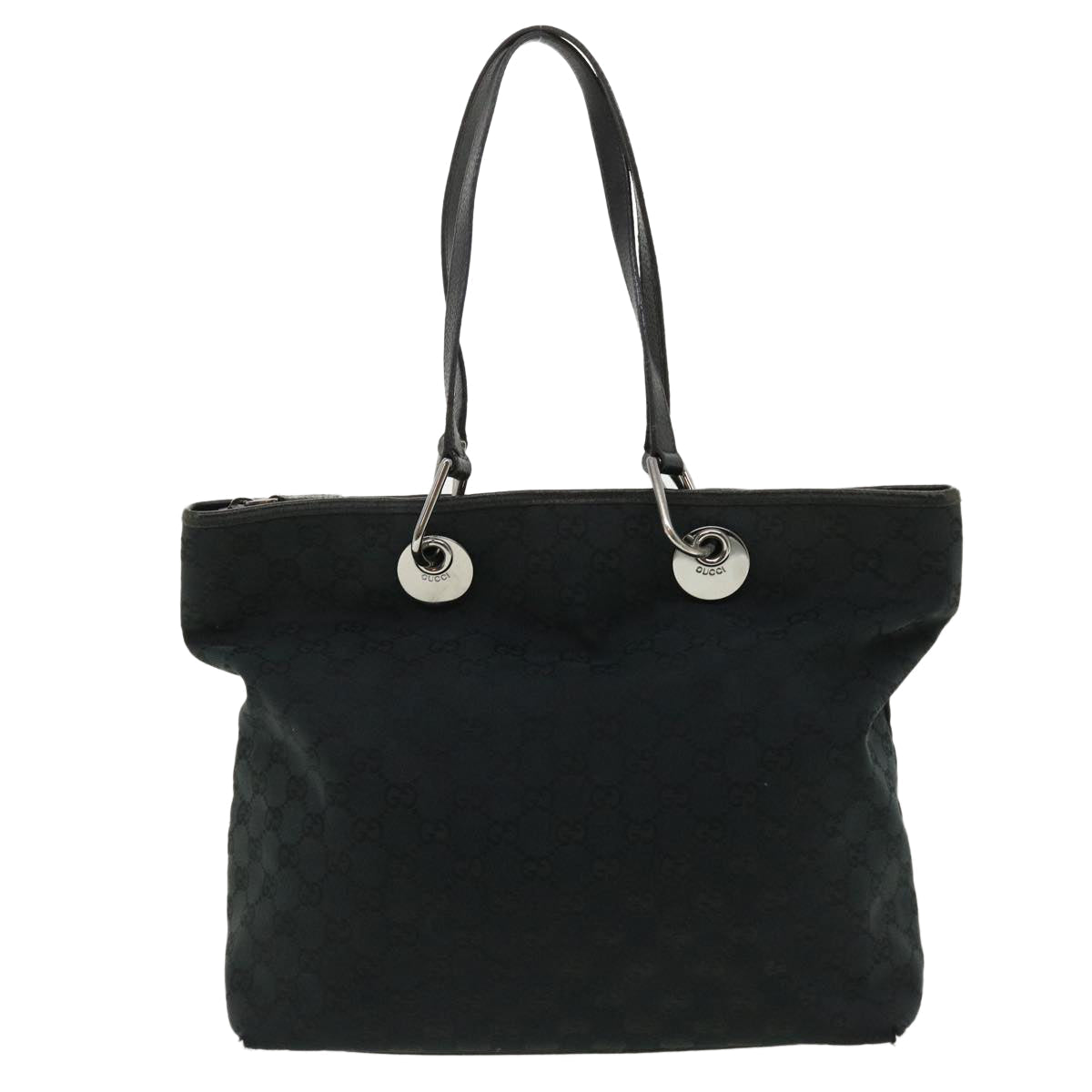 GUCCI GG Canvas Shoulder Bag Black 140274 ep717