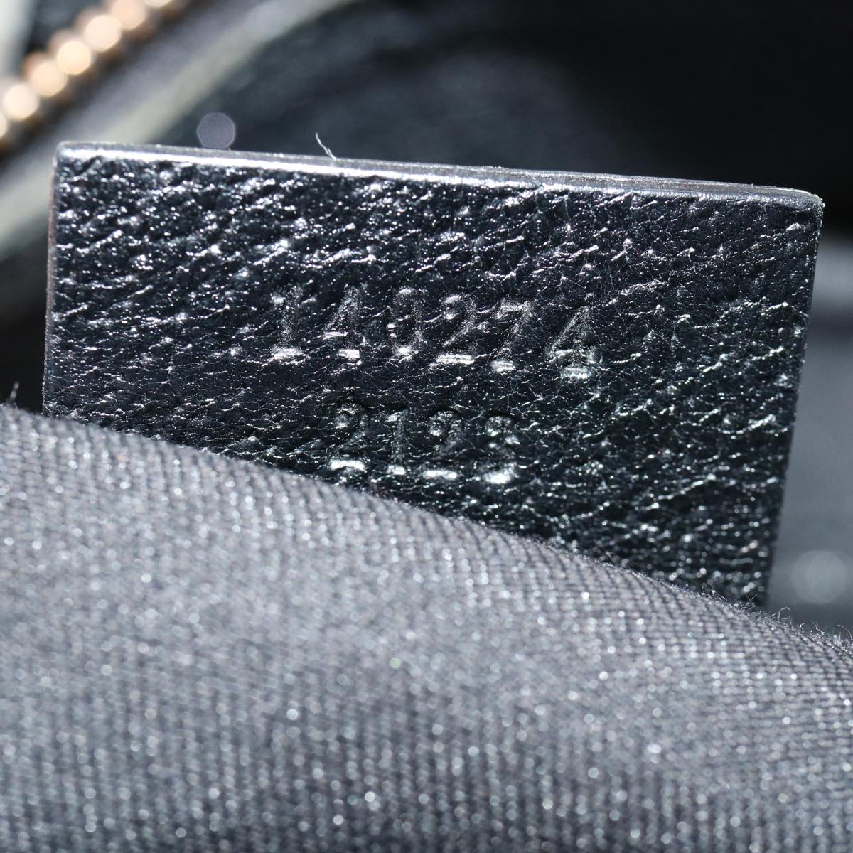 GUCCI GG Canvas Shoulder Bag Black 140274 ep717