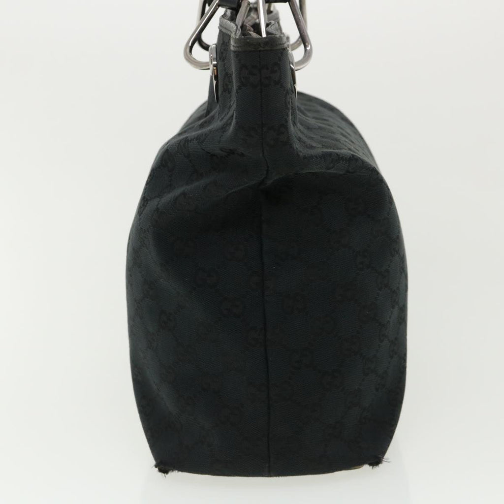 GUCCI GG Canvas Shoulder Bag Black 140274  ep717