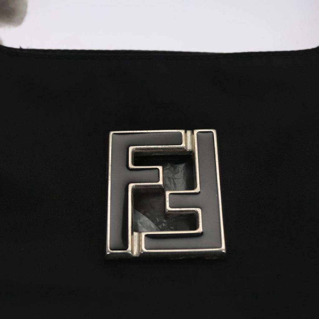 FENDI Shoulder Bag Nylon Black ep7223