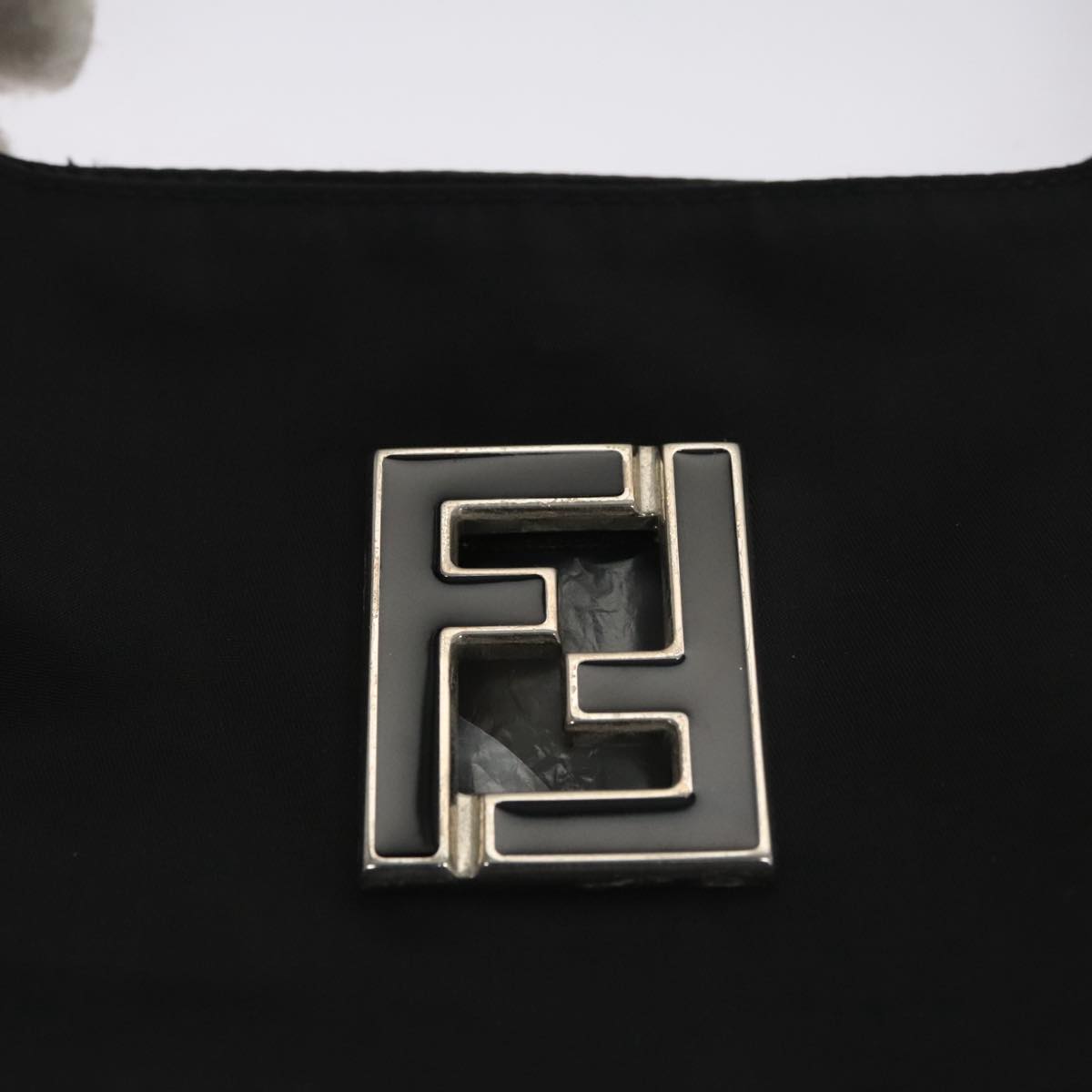 FENDI Shoulder Bag Nylon Black ep7223