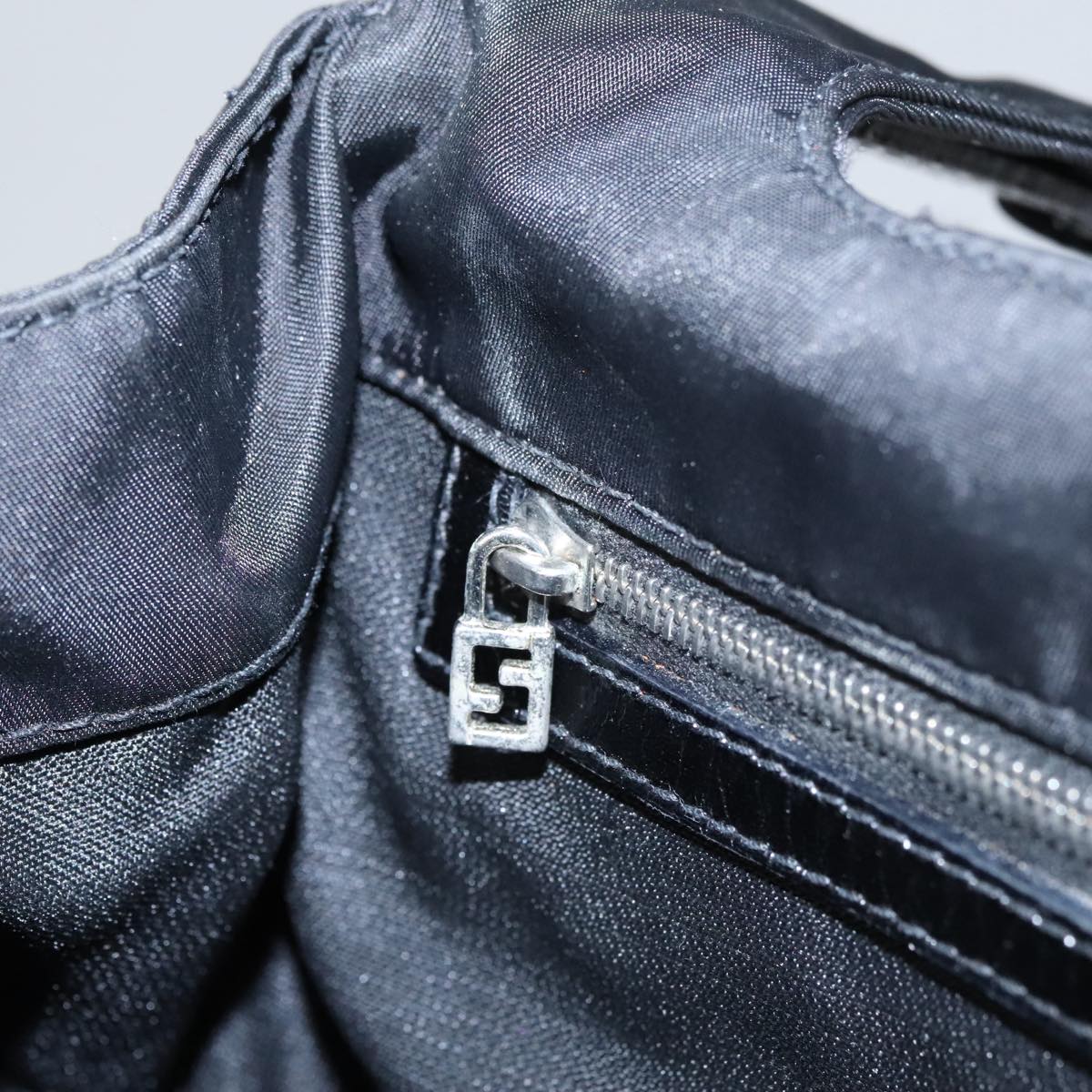 FENDI Shoulder Bag Nylon Black ep7223