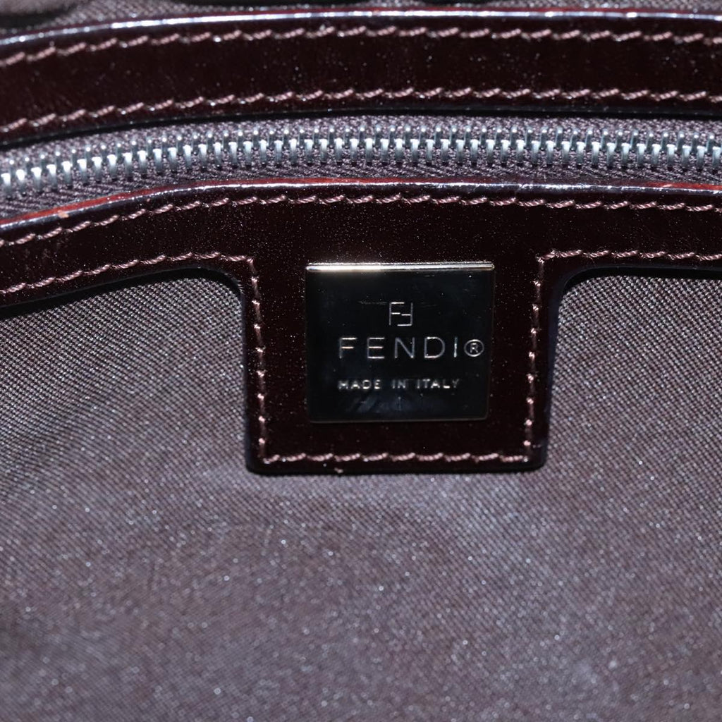 FENDI Zucca Canvas Shoulder Bag Beige ep7339