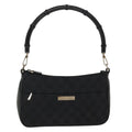 GUCCI GG Canvas Bamboo Hand Bag Black 001.3870 001274 ep811