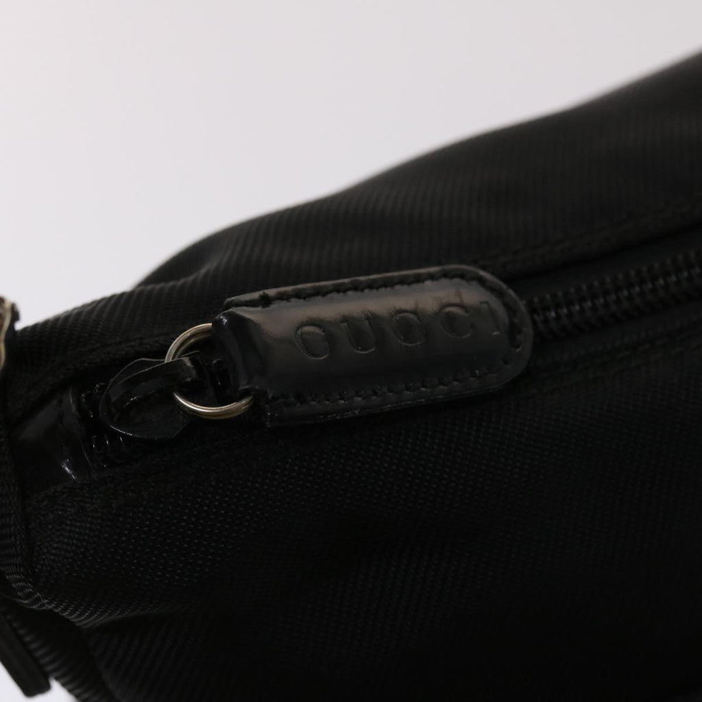 GUCCI Bamboo Shoulder Bag Nylon Black 000•2032•0509 ep970