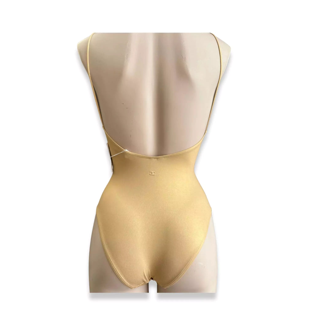 CHANEL GOLD SWIMSUIT