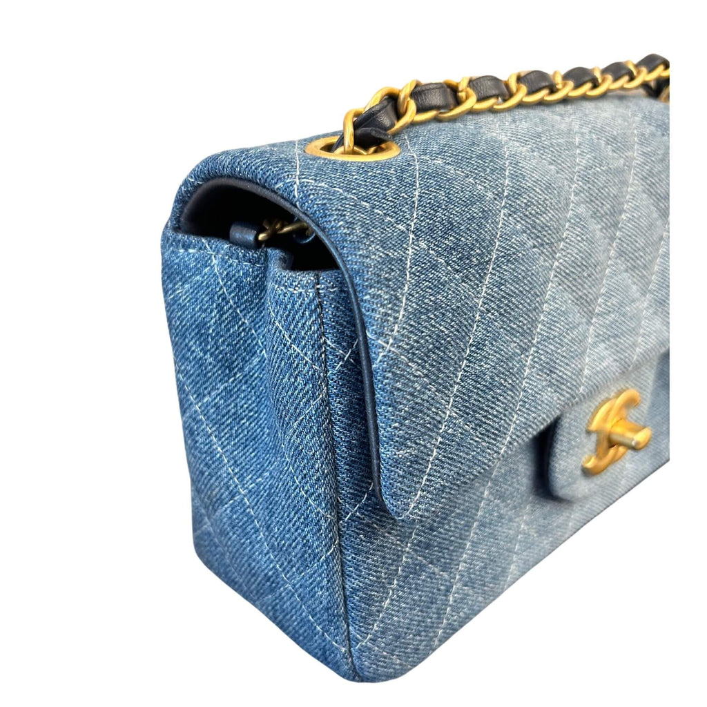 CHANEL CLASSIC FLAPBAG DENIM BAG