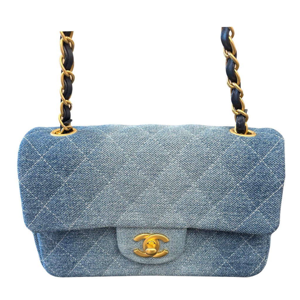 CHANEL CLASSIC FLAPBAG DENIM BAG
