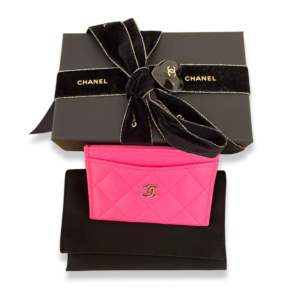 CHANEL FUCHSIA CLASSIC CARD HOLDER