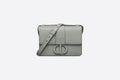 30 Montaigne Bag Gray Ultramatte Grained Calfskin