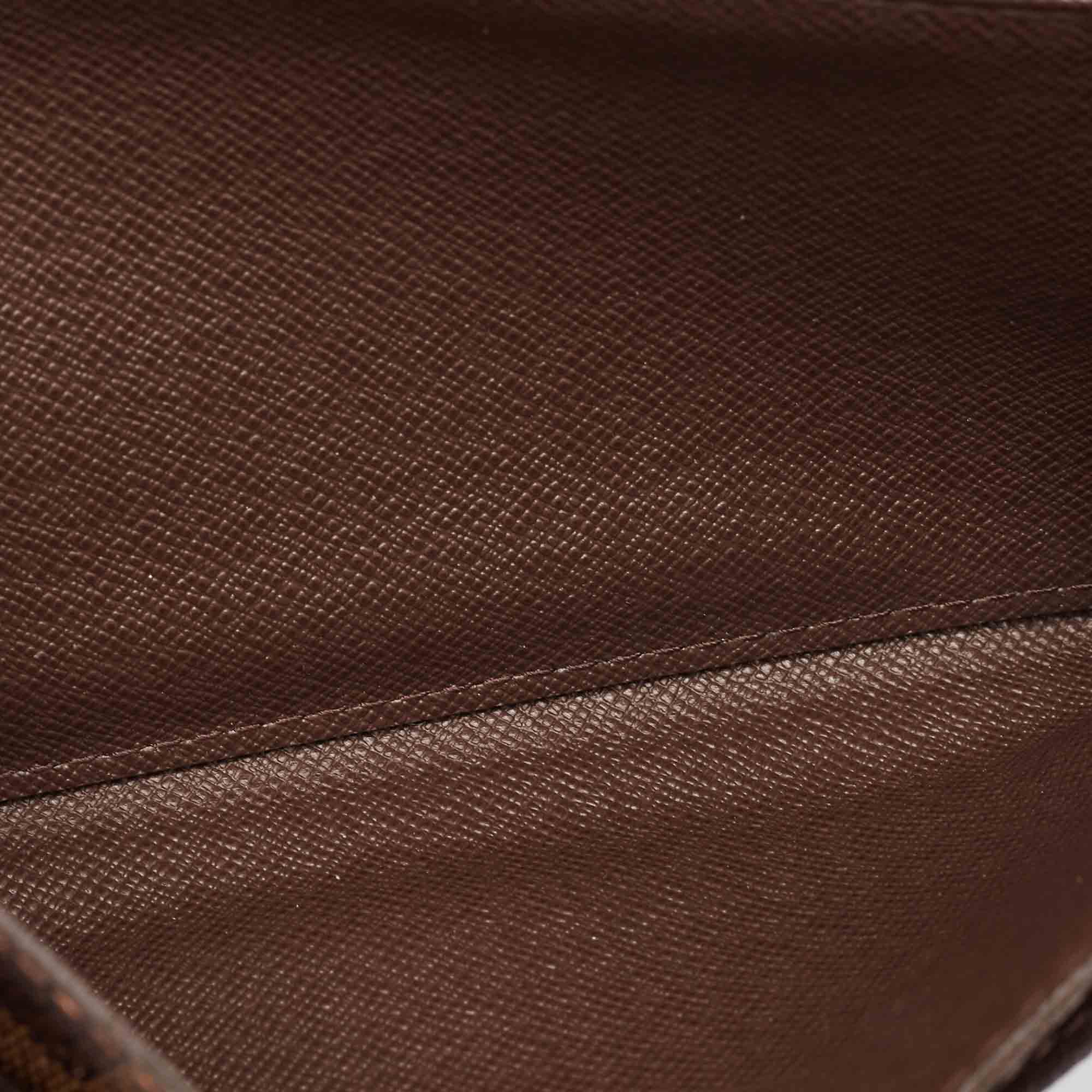 Louis Vuitton Damier Ebene Canvas Sarah Wallet..