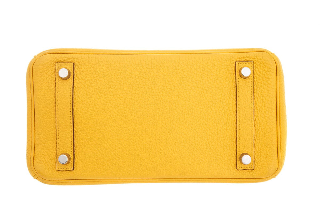 HermÃƒÆ’Ã‚Â¨s 2009 Jaune Ambre Togo Birkin 25 W/ Palladium HW