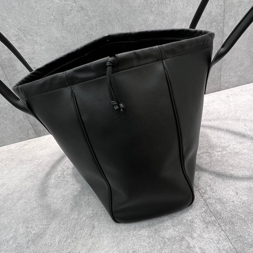 GLAMI Cabas Drawstring Cuir Triomphe Black For Women 17in/44cm 199973DU3.38NO