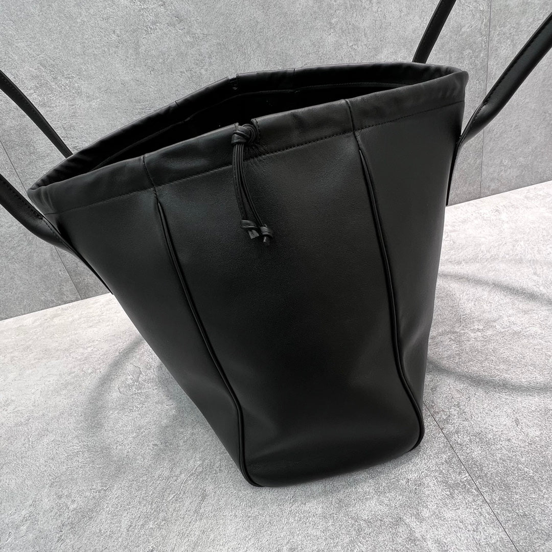 GLAMI Cabas Drawstring Cuir Triomphe Black For Women 17in/44cm 199973DU3.38NO