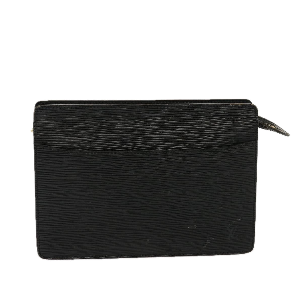 Louis Vuitton Epi Pochette Homme Clutch Bag Black Noir