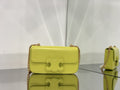 GLAMI Chain Shoulder Bag Cuir Triomphe Green For Women 7.9in/20cm