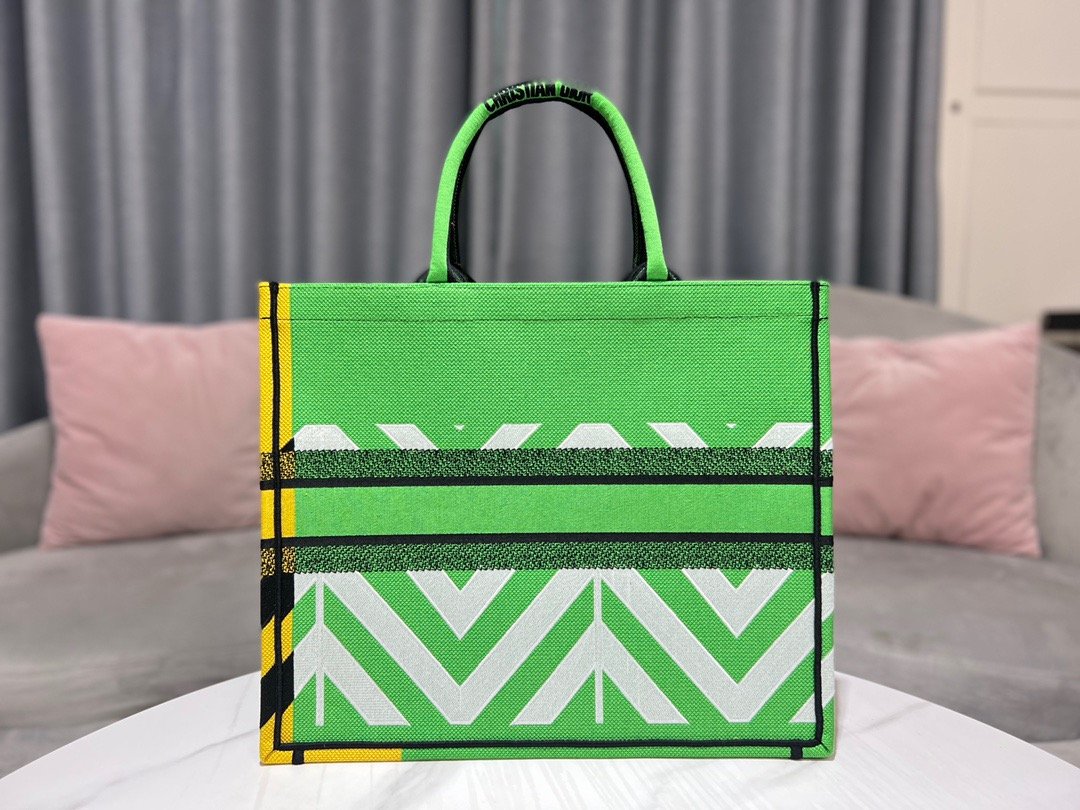 GLAMI Large Book Tote Green, For Women, WomenÃ¢â‚¬â„¢s Handbags 16.5in/42cm CD