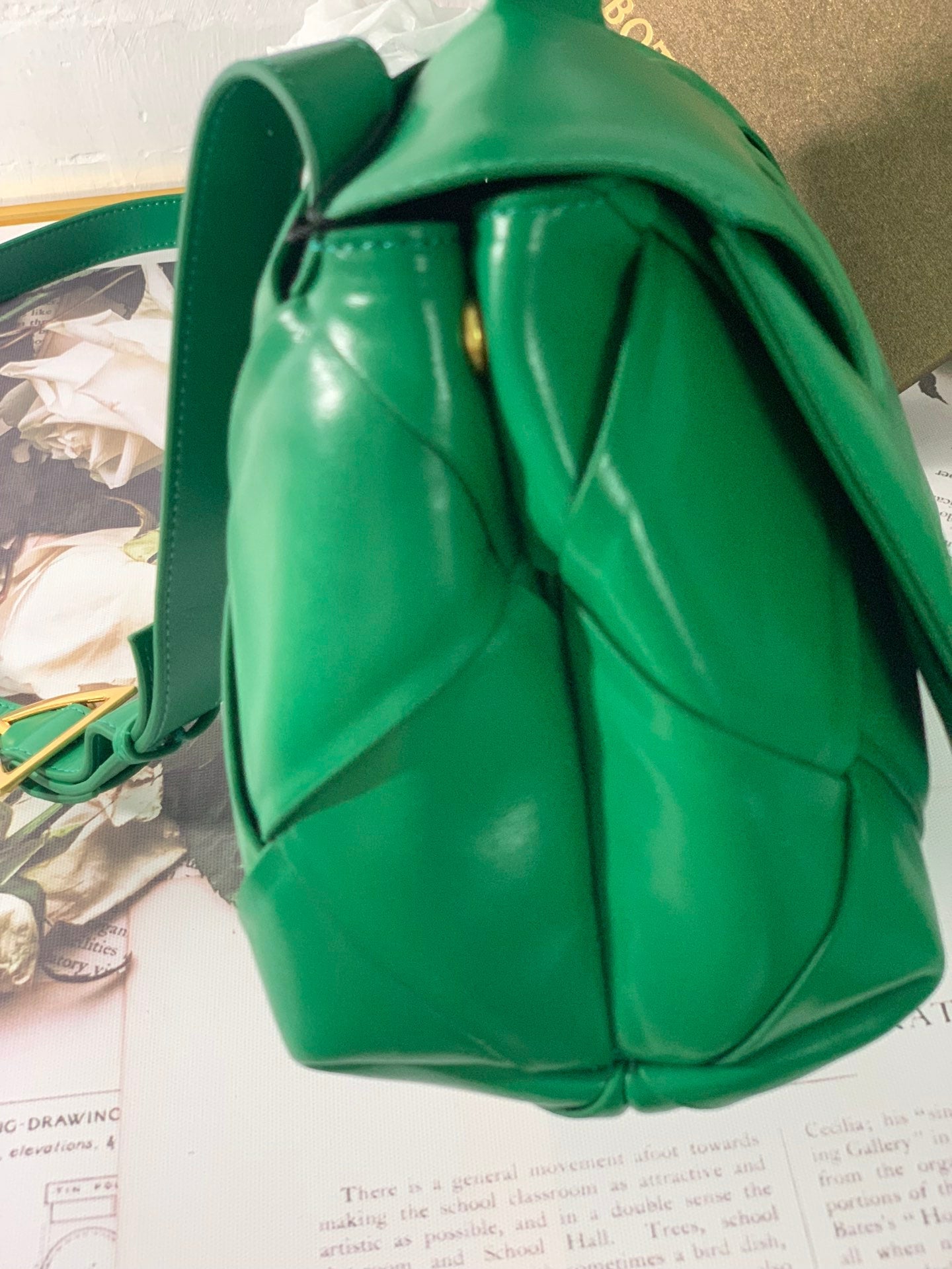 GLAMI Handle Bag Green, For Women, Bags 11.4in/29cm