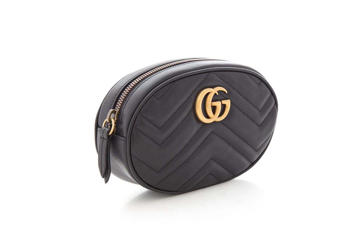 Gucci Black Small Marmont Belt Bag