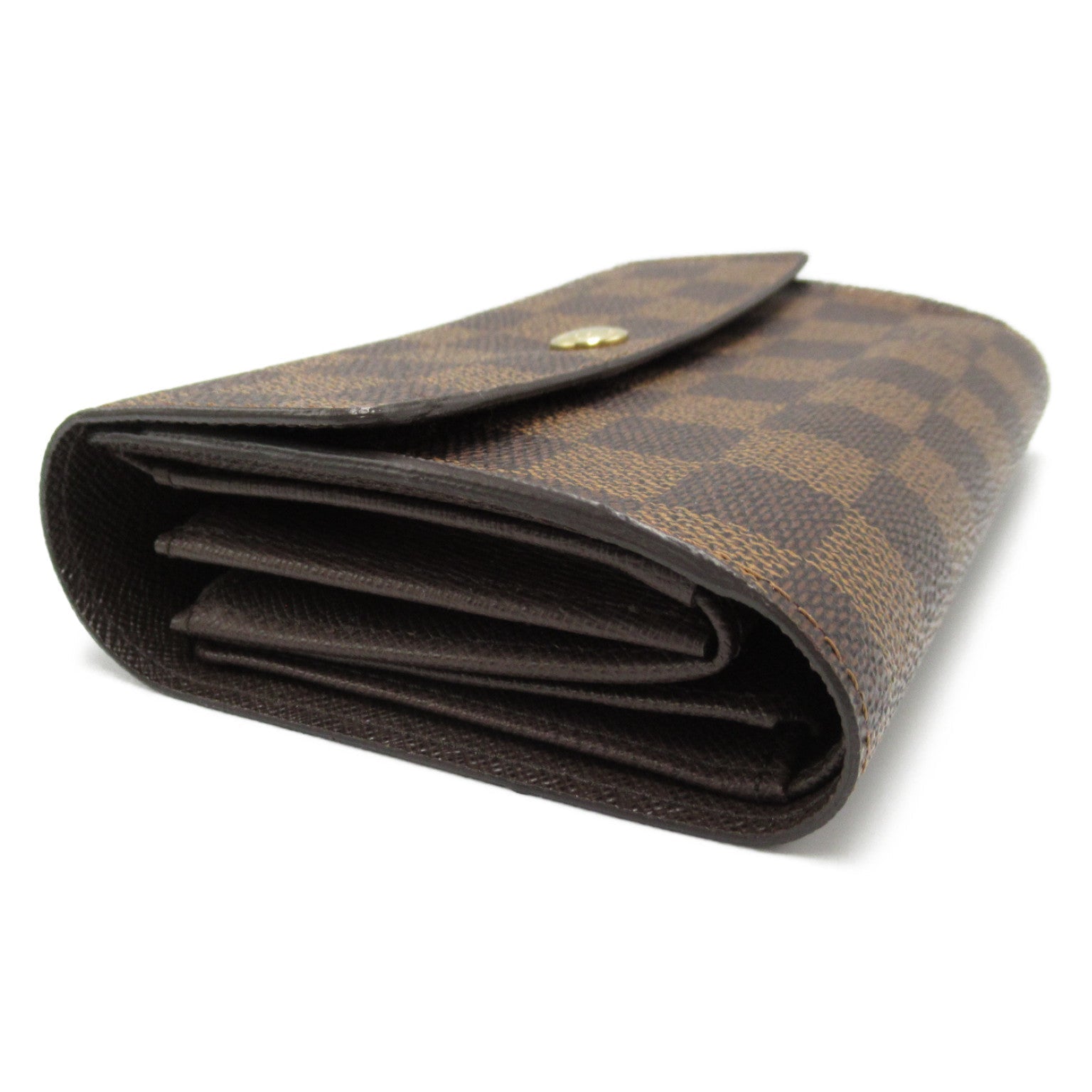 Louis Vuitton Louis Vuitton Portefolio Alexandra Three Fold Wallet Three Folded Wallet PVC  Canvas Damier  Brown N63067