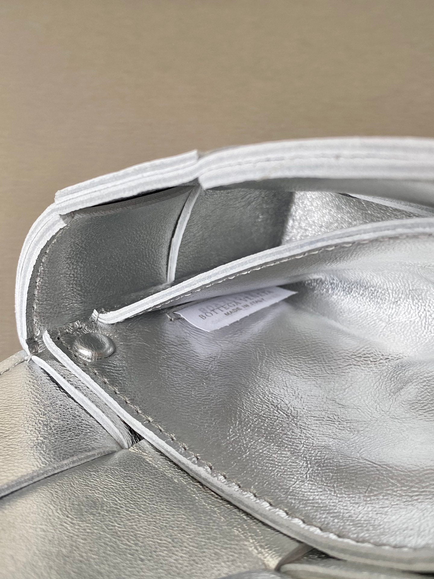 GLAMI Mini Cassette Crossbody Bag Silver, For Women, Bags 6.9in/17.5cm