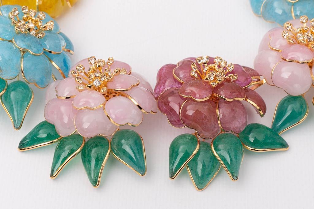 Collier fleurs Augustine