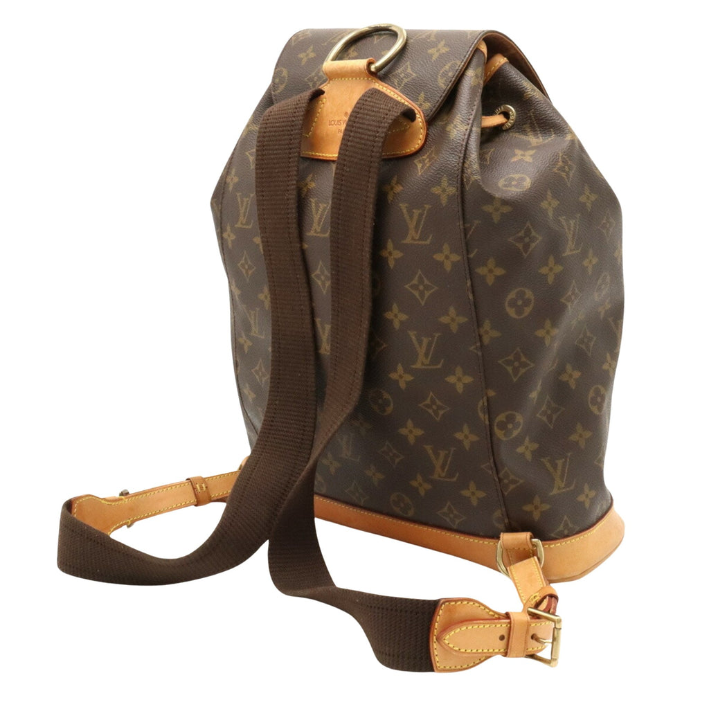 Louis Vuitton Montsouris  Canvas Backpack Bag ()
