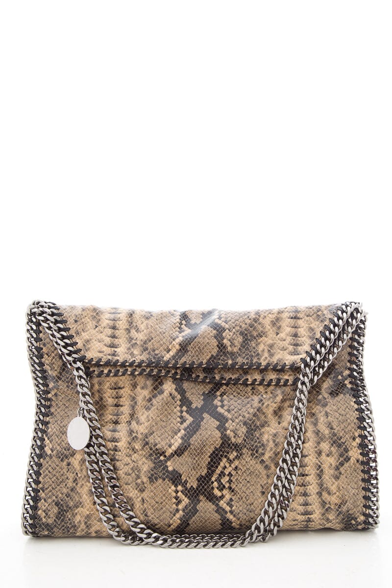 Stella McCartney Snake Skin Print Falabella Handbag