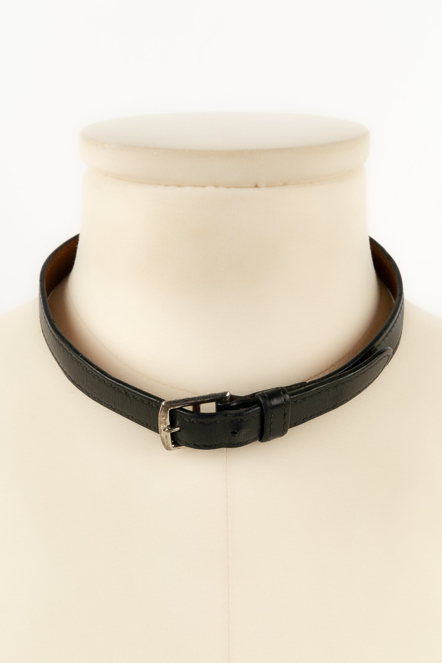 Bracelet / collier en cuir HermÃƒÆ’Ã‚Â¨s