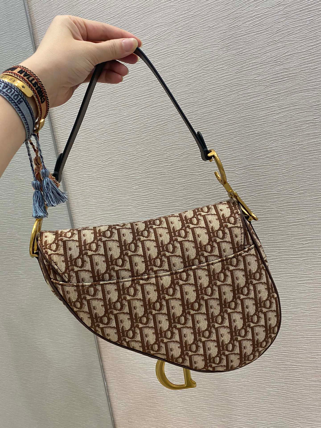 GLAMI Saddle Bag Brown For Women 10in/26cm CD