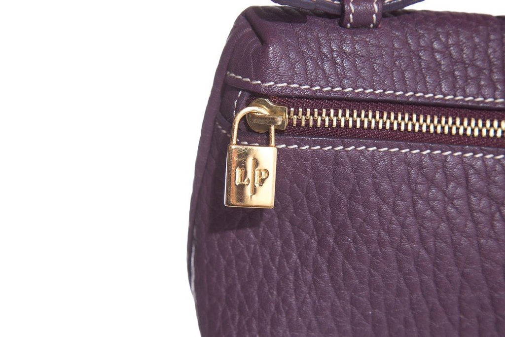 Loro Piana Purple Leather Pouch