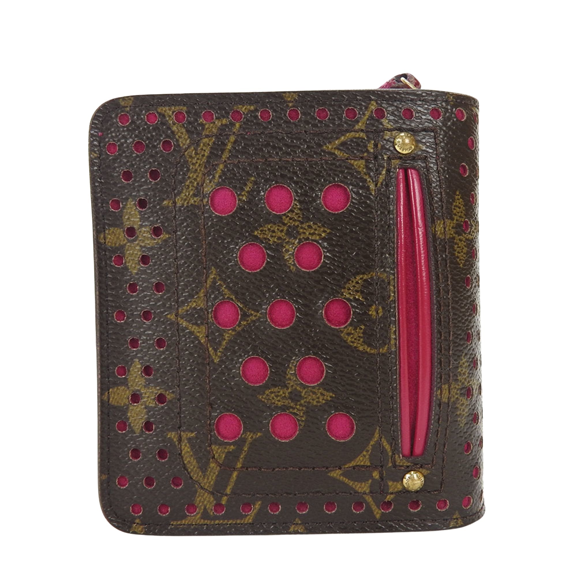 Louis Vuitton Perfo Compact  Canvas Wallet  ()