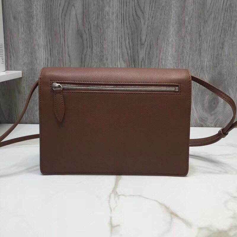 GLAMI Small Vintage Check And Crossbody Bag Brown For Women, WomenÃ¢â‚¬â„¢s Bags 9in/24cm