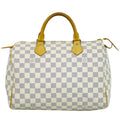 Louis Vuitton Speedy 30  Canvas Handbag