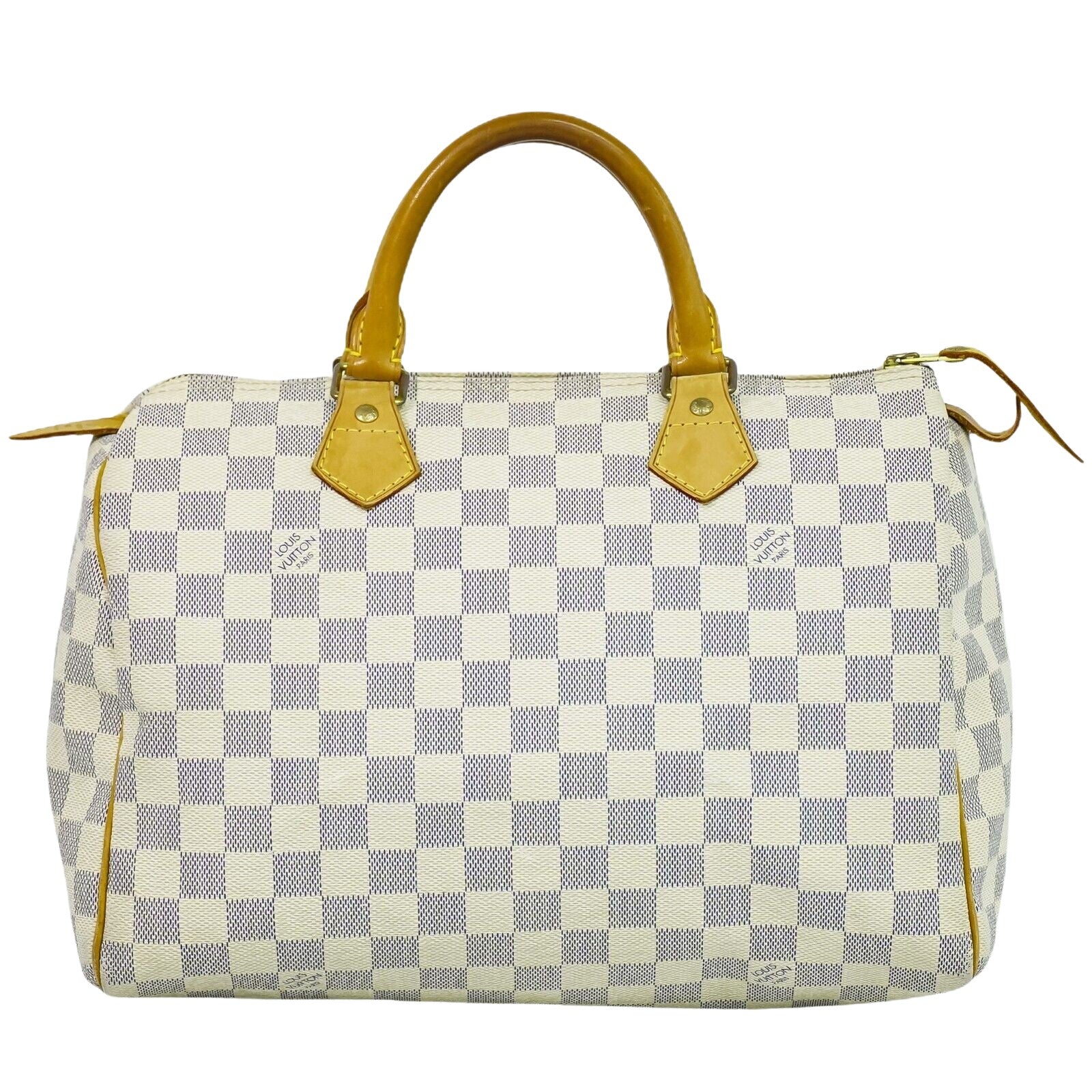 Louis Vuitton Speedy 30  Canvas Handbag