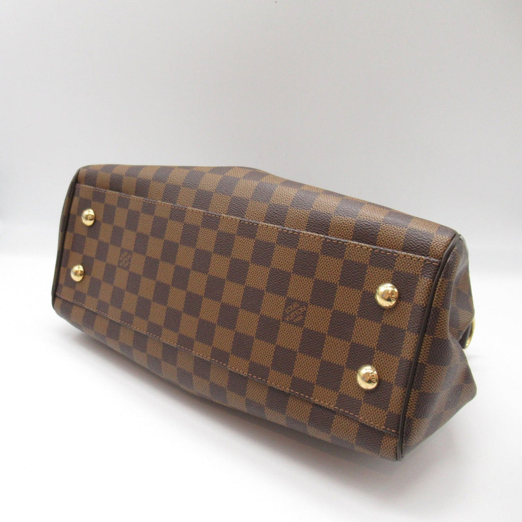 Louis Vuitton Trevi 2w Shoulder Bag PVC Coated Linen Damier  Brown  N51997