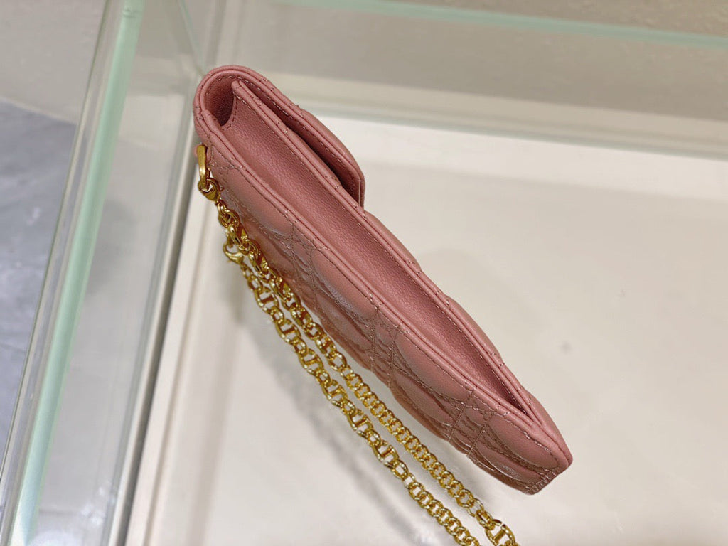 GLAMI Caro Phone Holder With Chain Pink, For Women, WomenÃ¢â‚¬â„¢s Handbags 7.5in/18.5cm CD S5105UWHC_M50P