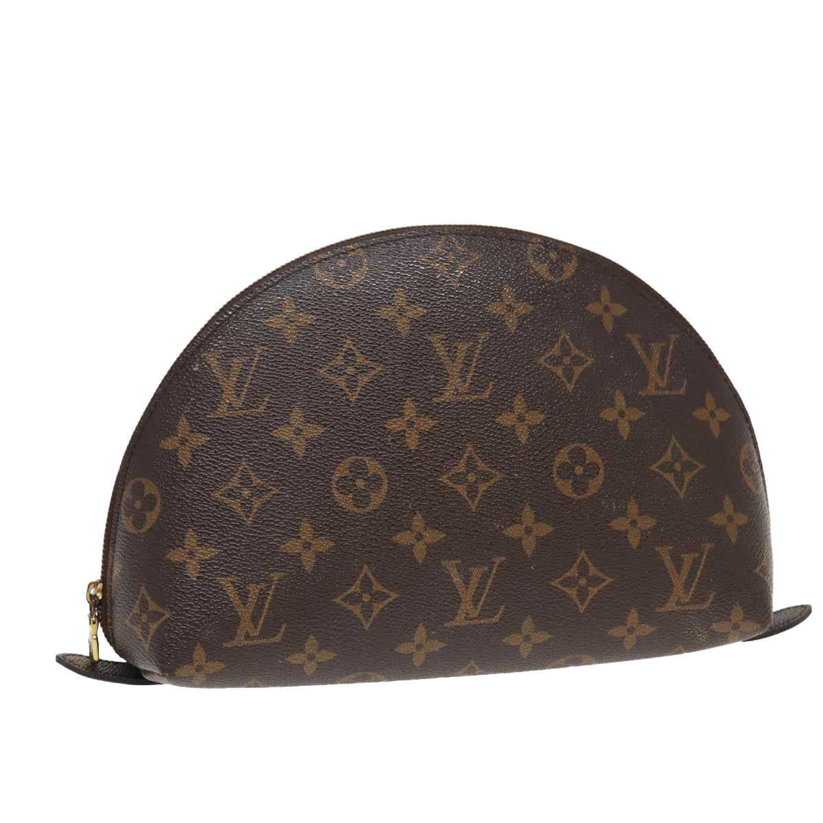 Louis Vuitton Monogram Trousse Demi Ronde Cosmetic Pouch