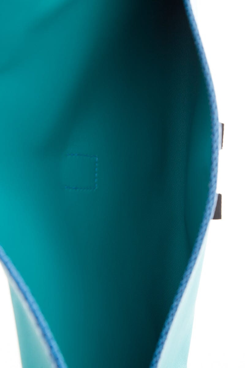 HermÃƒÆ’Ã‚Â¨s Blue Exotic Jige Handbag