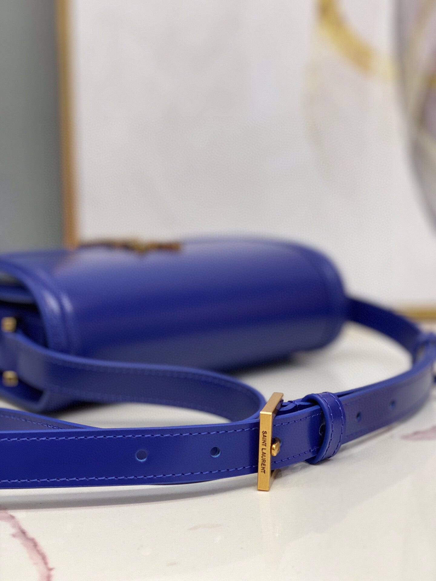 GLAMI Solferino MeGLAMIum Satchel In Box Navy Blue For Women 9in/23cm YSLÃ‚Â 6343050SX0W4147