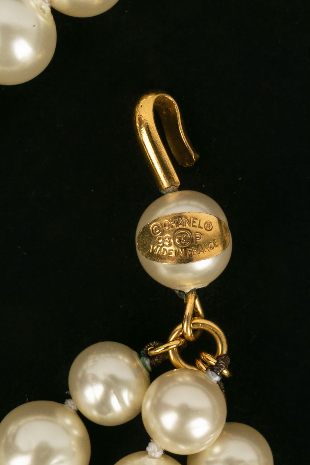 Ceinture de perles nacrÃƒÆ’Ã‚Â©es Chanel 1993