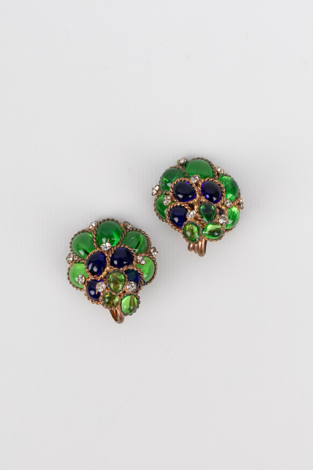 Boucles d'oreilles en pÃƒÆ’Ã‚Â¢te de verre