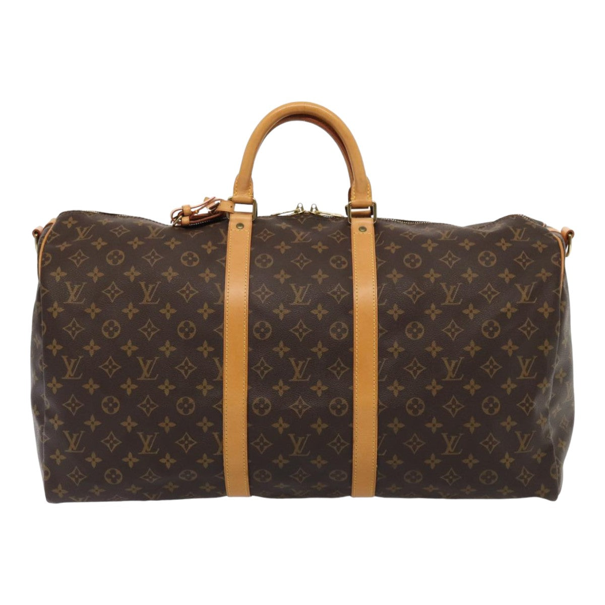 Louis Vuitton Keepall Bandouliere 55  Canvas Travel Bag