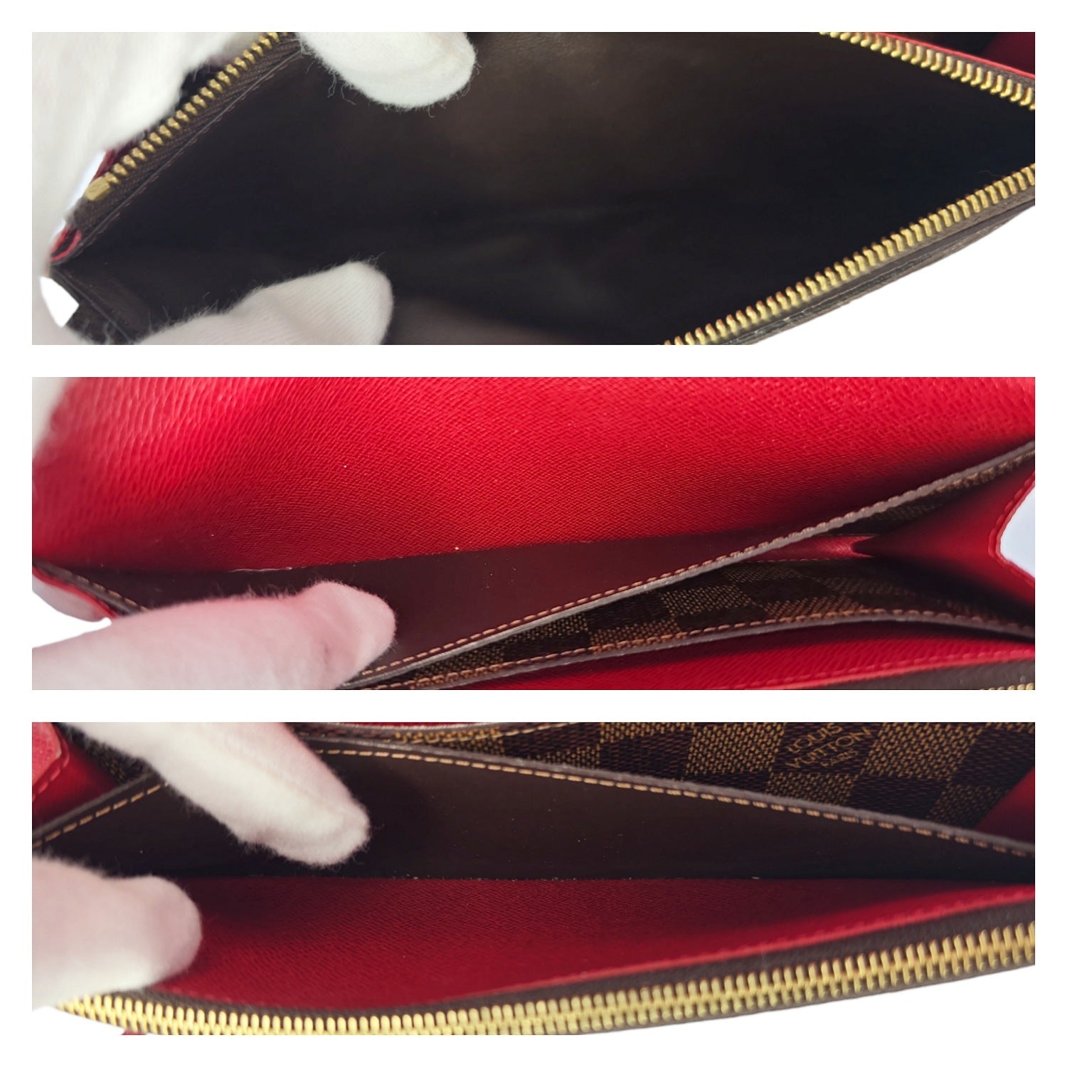 Louis Vuitton Damier Ebene Emilie Wallet