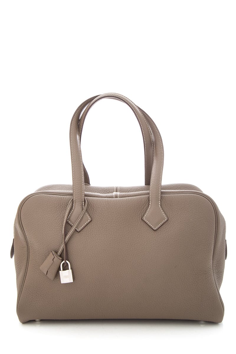 HermÃƒÆ’Ã‚Â¨s Grey 35 CM Victoria Handbag