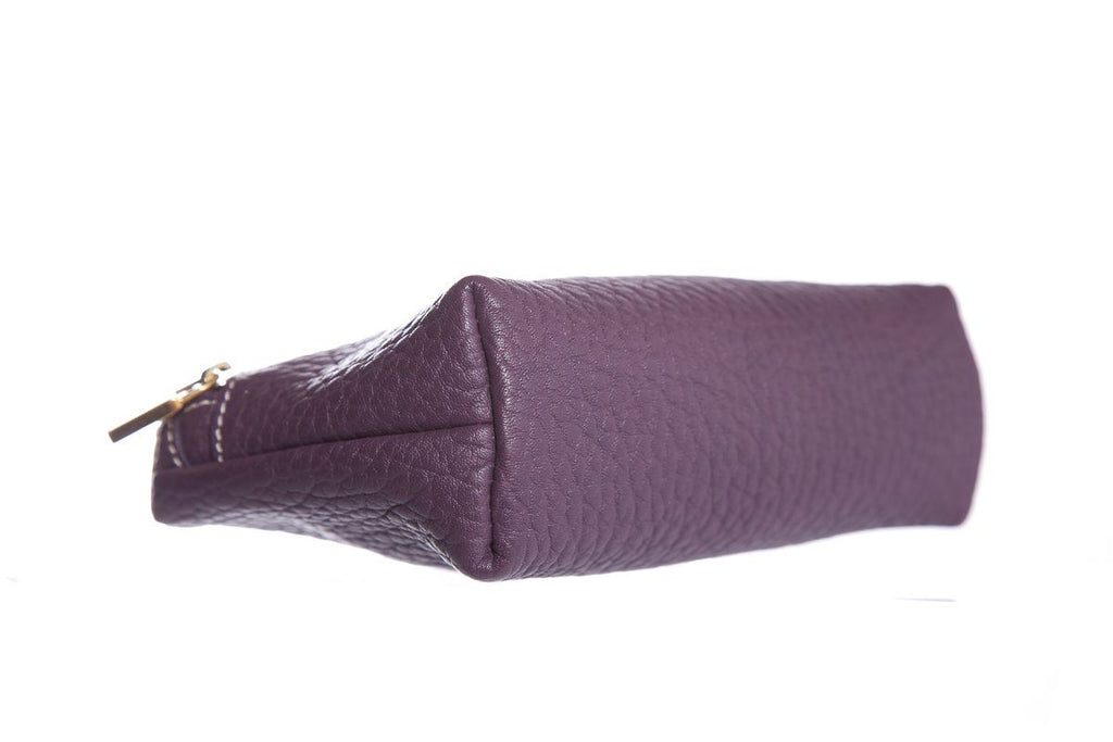 Loro Piana Purple Leather Pouch