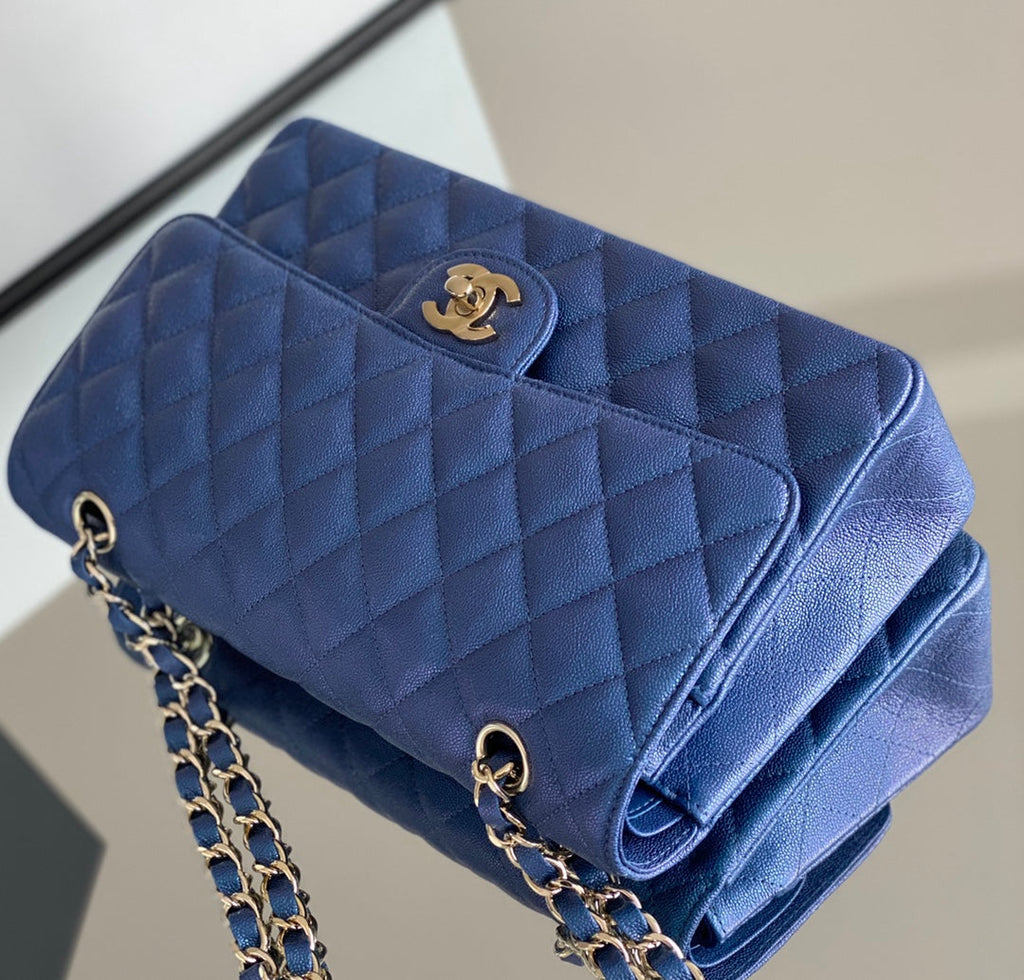 CHL Classic Handbag 26cm Blue For Women A01112