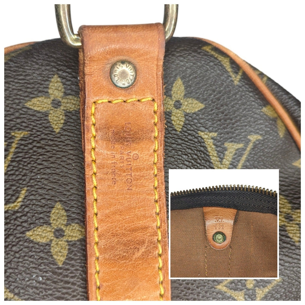 Louis Vuitton 1986 Monogram Canvas Keepall Bandouliere 45