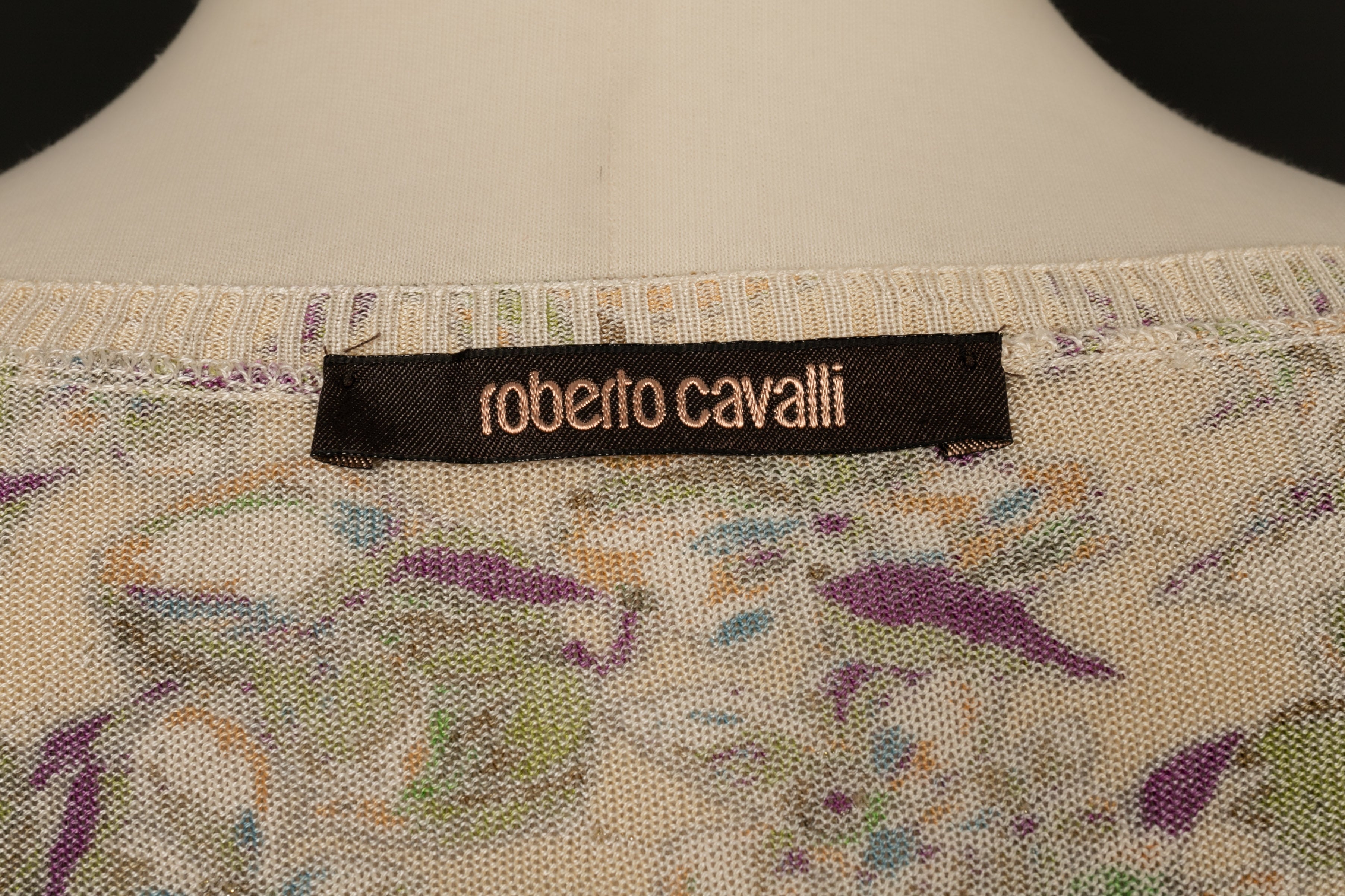 Cardigan imprimÃƒÆ’Ã‚Â© Roberto Cavalli